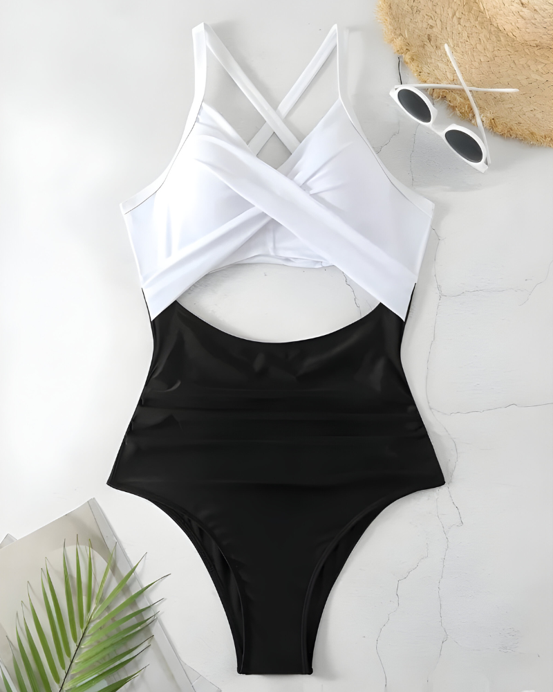 Selena™ | Elegante shaping badpak met cut-out design