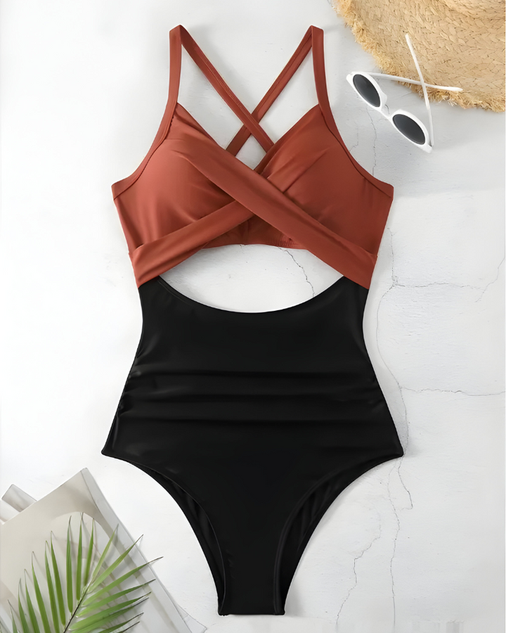 Selena™ | Elegante shaping badpak met cut-out design