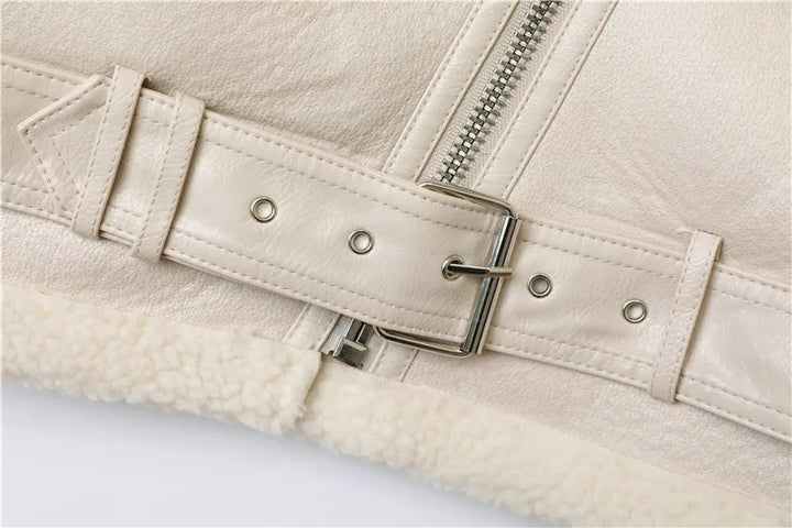 Cindy | Dikke Faux Leren Jas