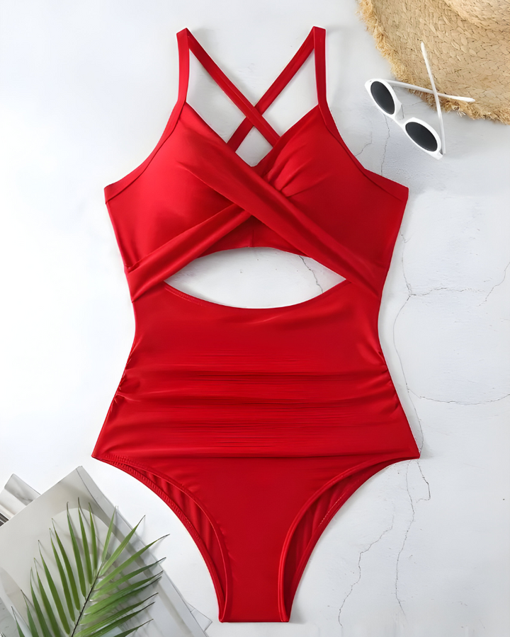 Selena™ | Elegante shaping badpak met cut-out design