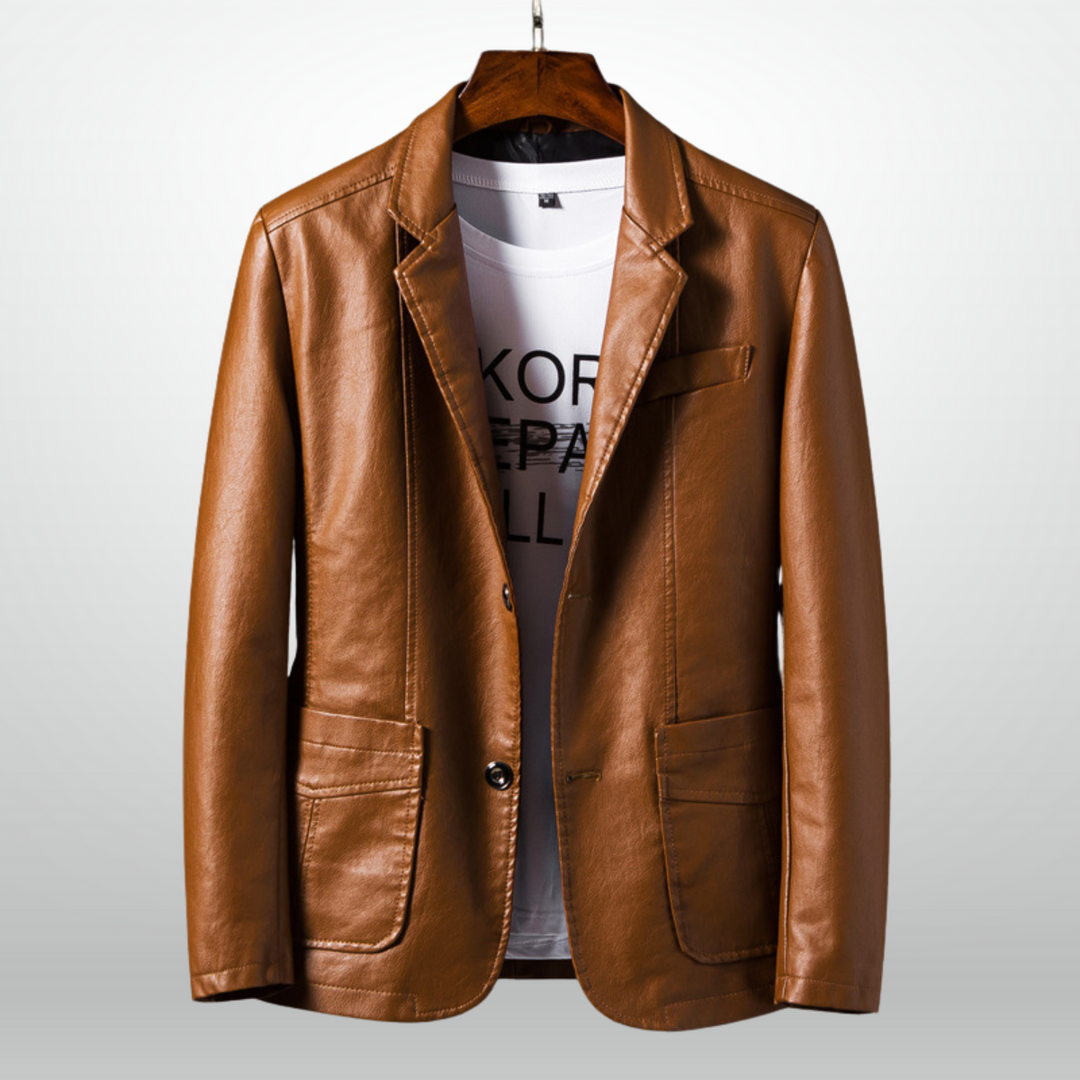 Aurora | Tijdloze leren jas