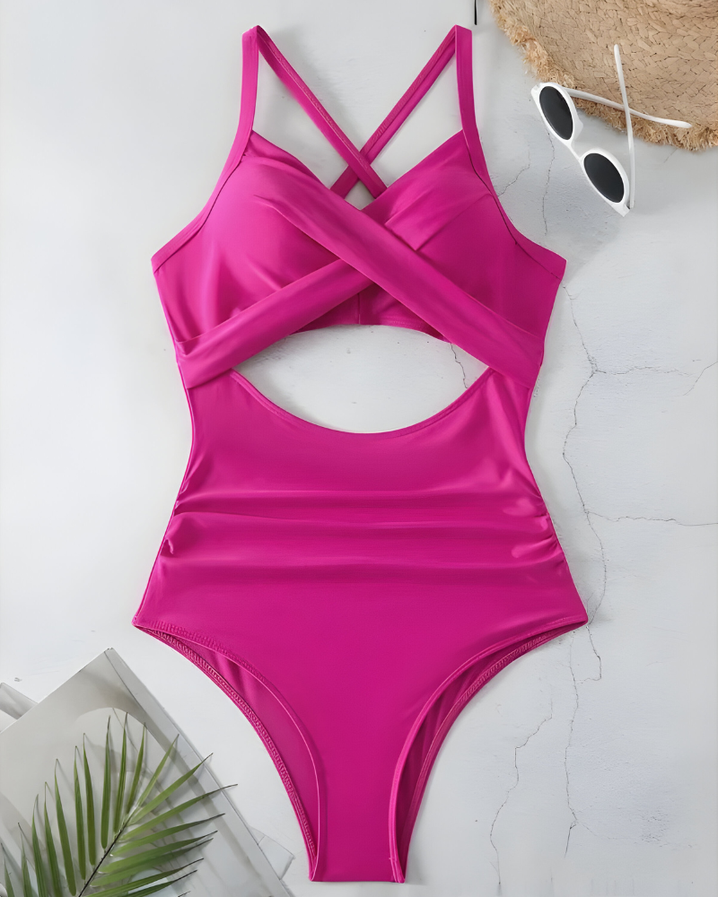 Selena™ | Elegante shaping badpak met cut-out design