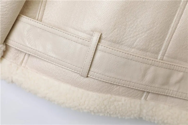 Cindy | Dikke Faux Leren Jas