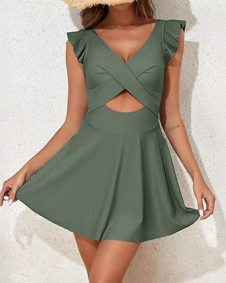 Valentina™ | Elegante Swim Dress met shaping effect