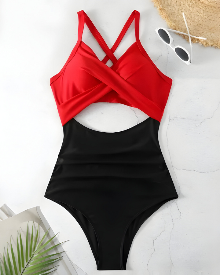 Selena™ | Elegante shaping badpak met cut-out design