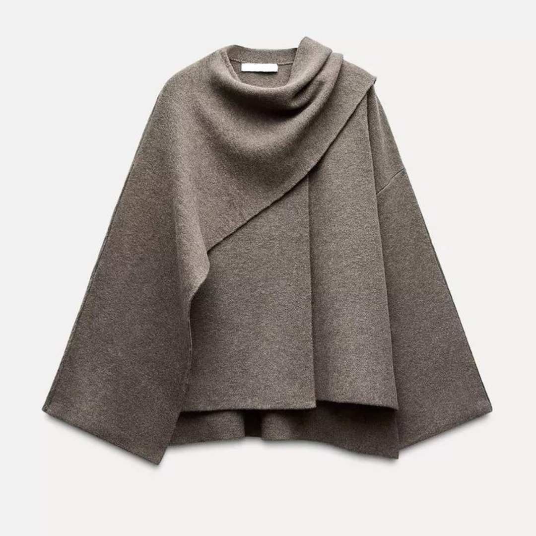 Claire | Elegante cape-stijl jas