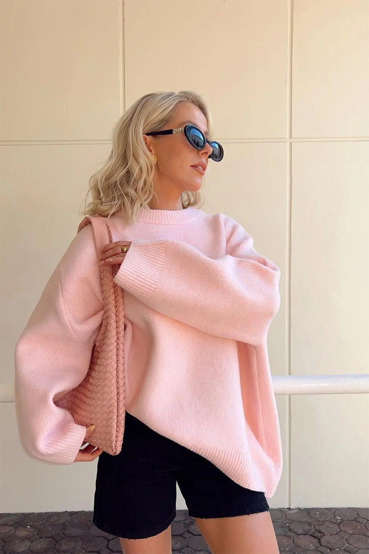 Emely | Roze Oversized Trui