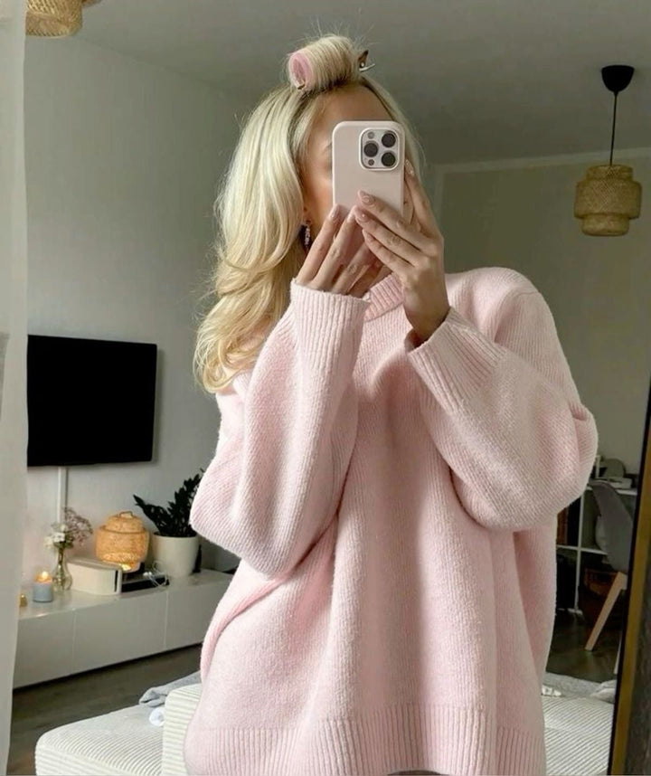Emely | Roze Oversized Trui