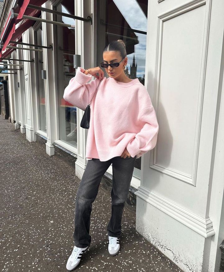 Emely | Roze Oversized Trui