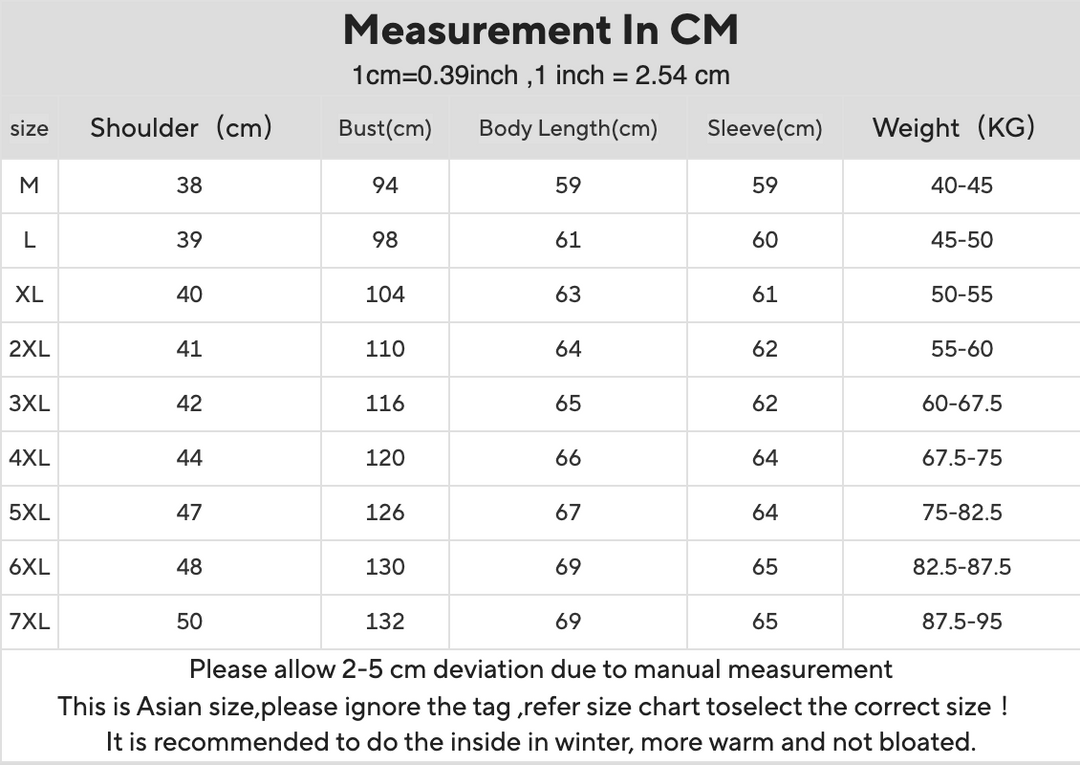 Opvouwbare Lichte Winterjas