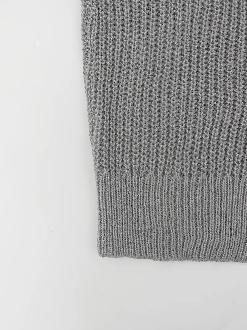 Rosanne | Stevig Vest met Open Voorvak