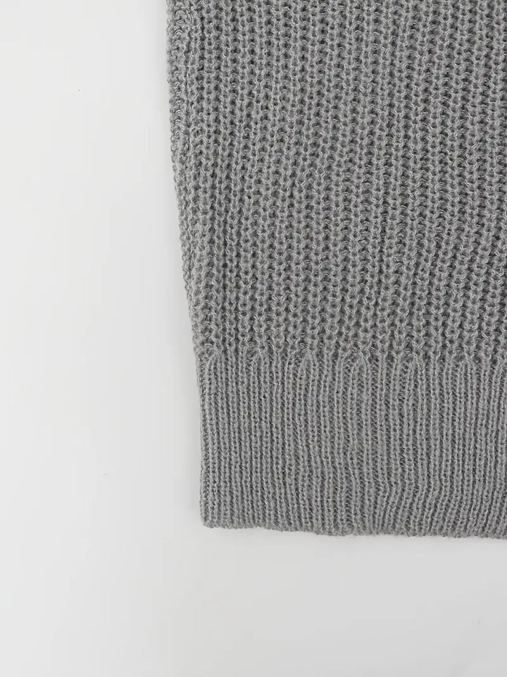 Rosanne | Stevig Vest met Open Voorvak