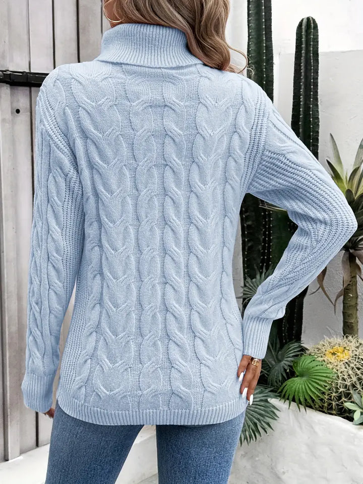 Amber | Warme gebreide dames coltrui