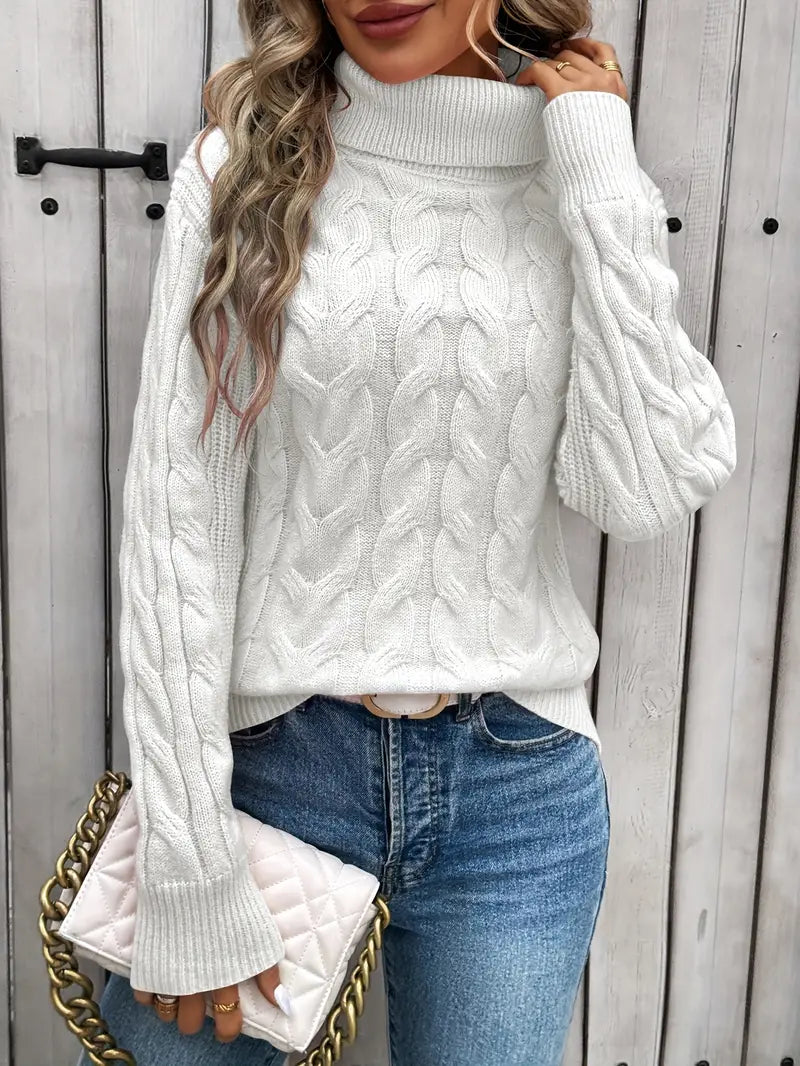 Amber | Warme gebreide dames coltrui