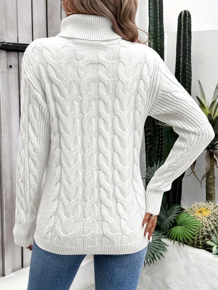 Amber | Warme gebreide dames coltrui