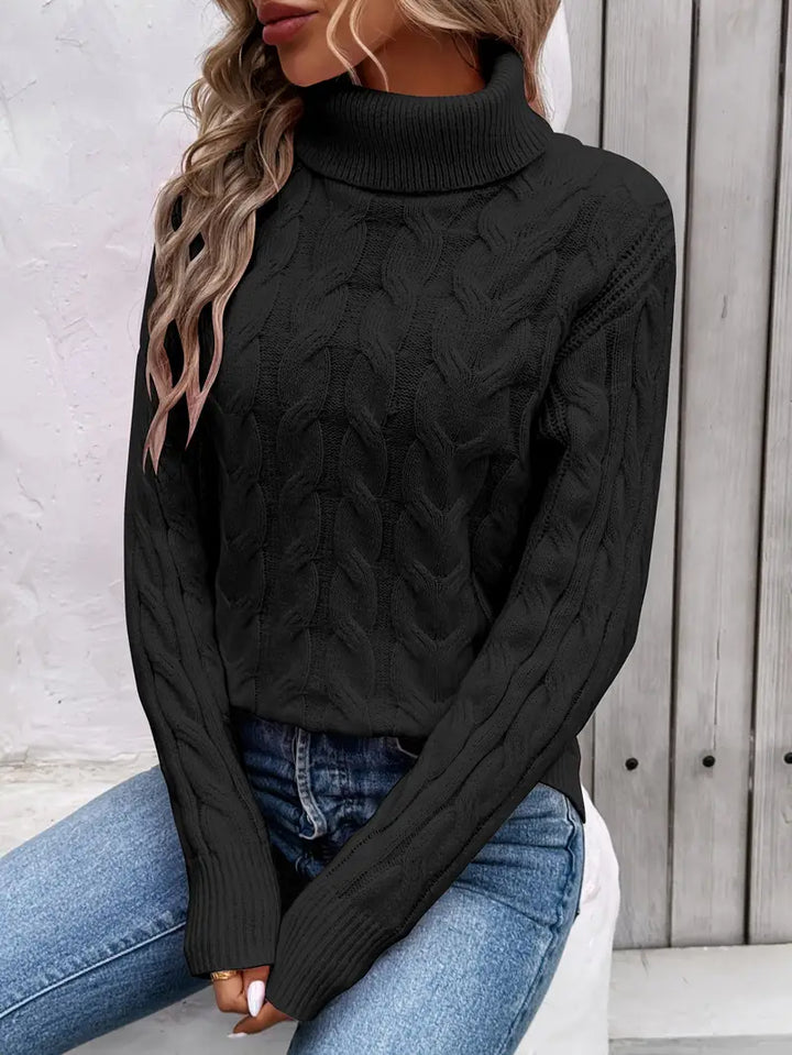 Amber | Warme gebreide dames coltrui