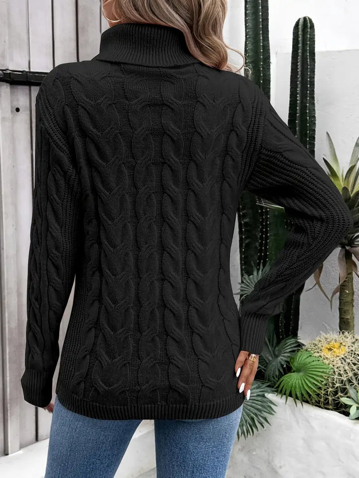 Amber | Warme gebreide dames coltrui