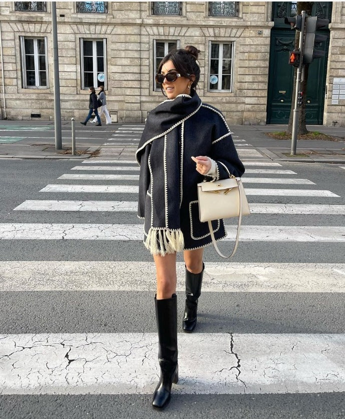 Mireya | Luxe Herfstjas met Sjaal